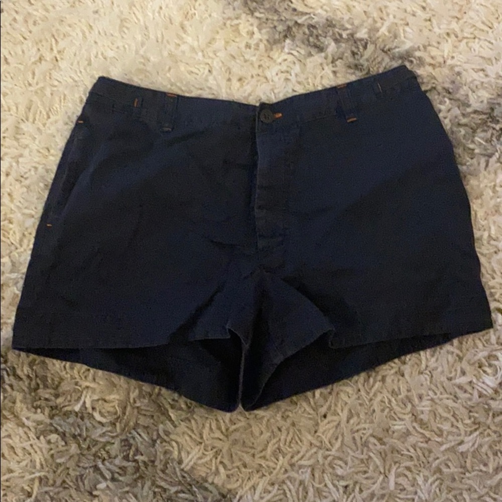 Navy shorts by The GAP
